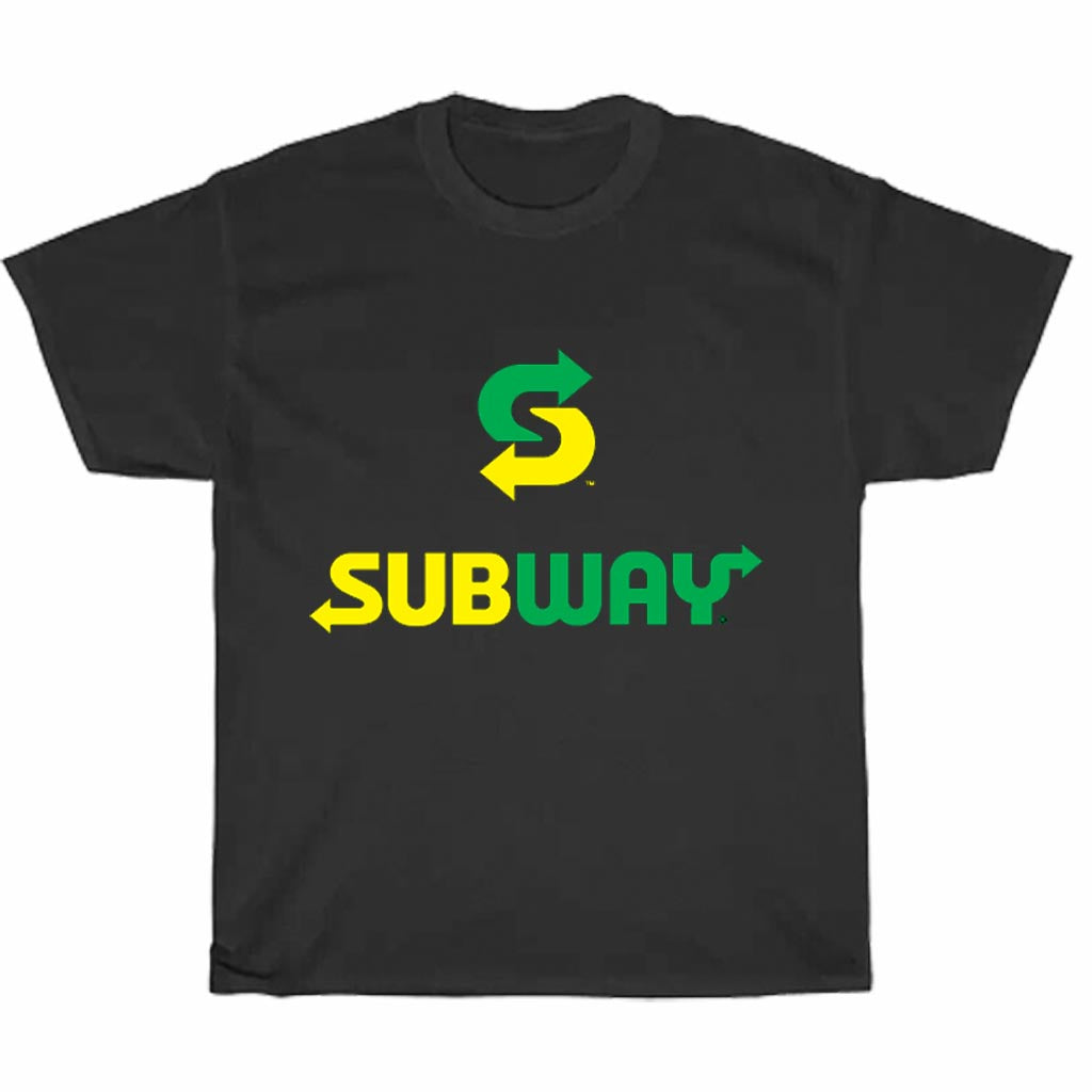 Subway Logo Men's Unisex T Shirt Size S to 3XL