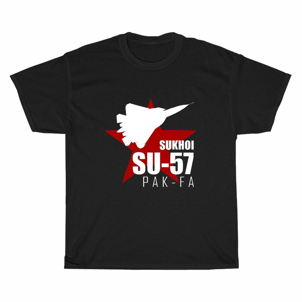 Sukhoi Russian Aircraft Aerospace logo  Men's Unisex T Shirt Size S to 3XL