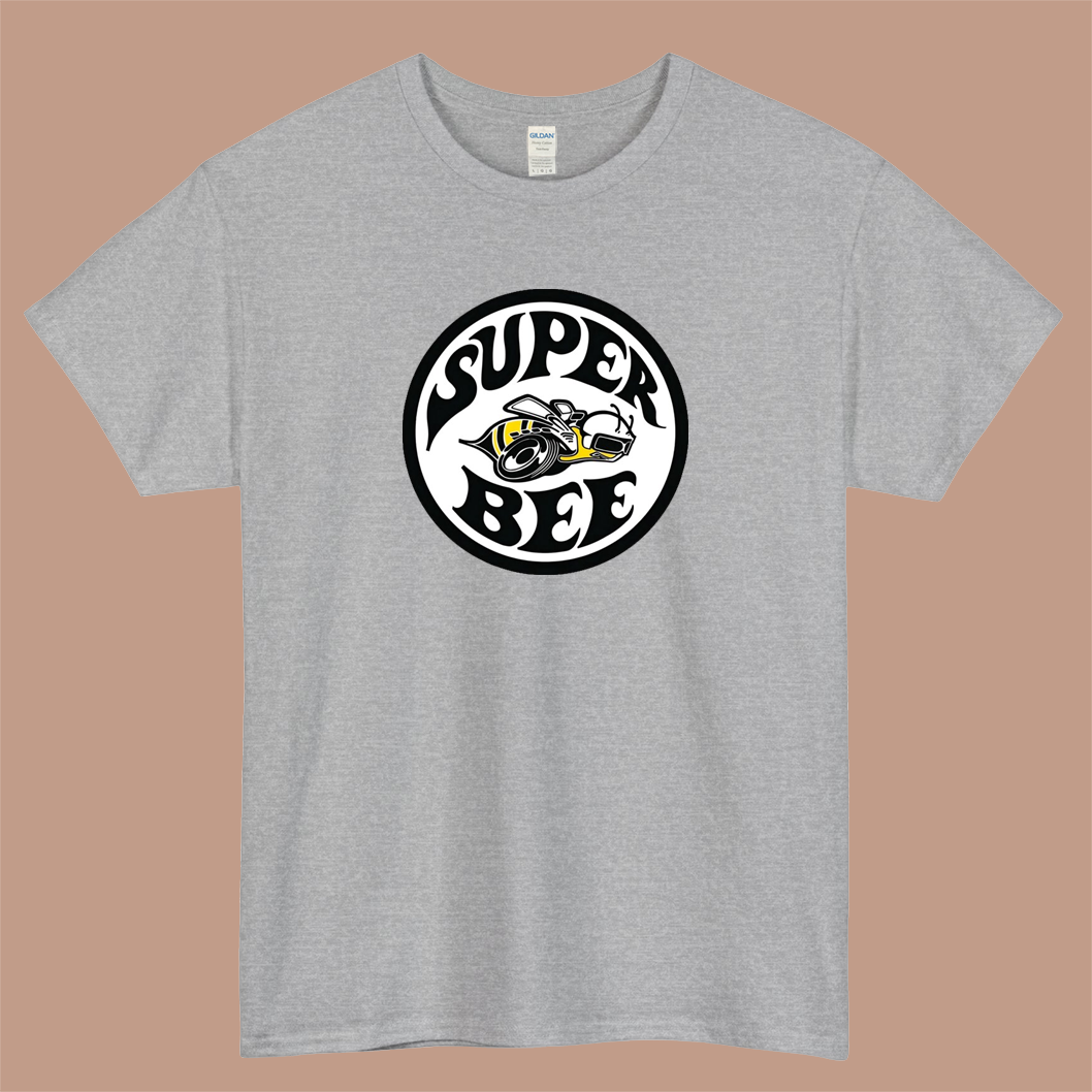 Super Bee Muscle Car Art Racing Logo Mens Unisex Short Sleeve T-Shirt Size S-3XL - P