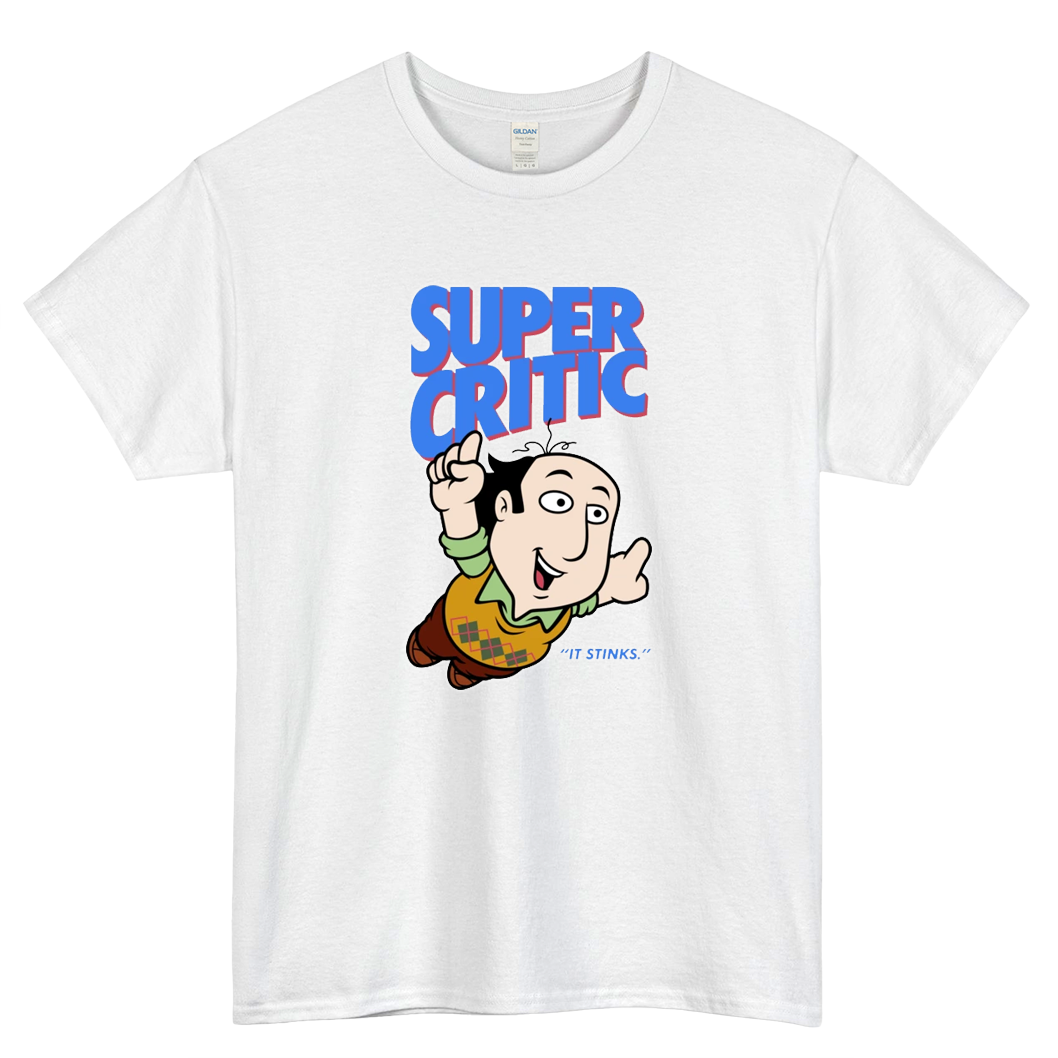 Super Critic Logo Mens Unisex Short Sleeve T-Shirt Size S-3XL - P