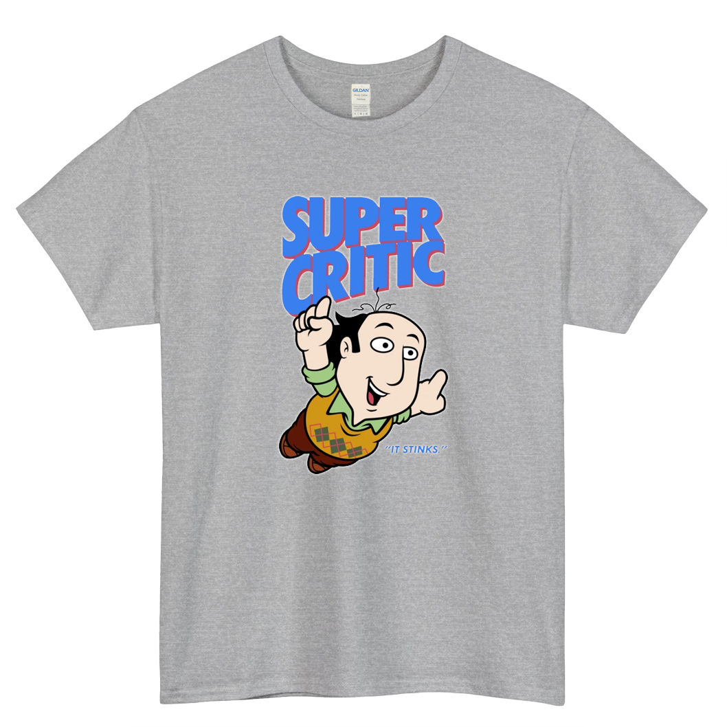 Super Critic Logo Mens Unisex Short Sleeve T-Shirt Size S-3XL - P