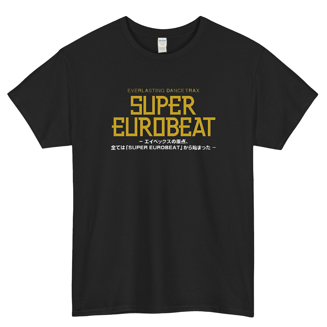 Super Eurobeat LOGO SHORTT SLEEVE T SHIRT S- 3XL