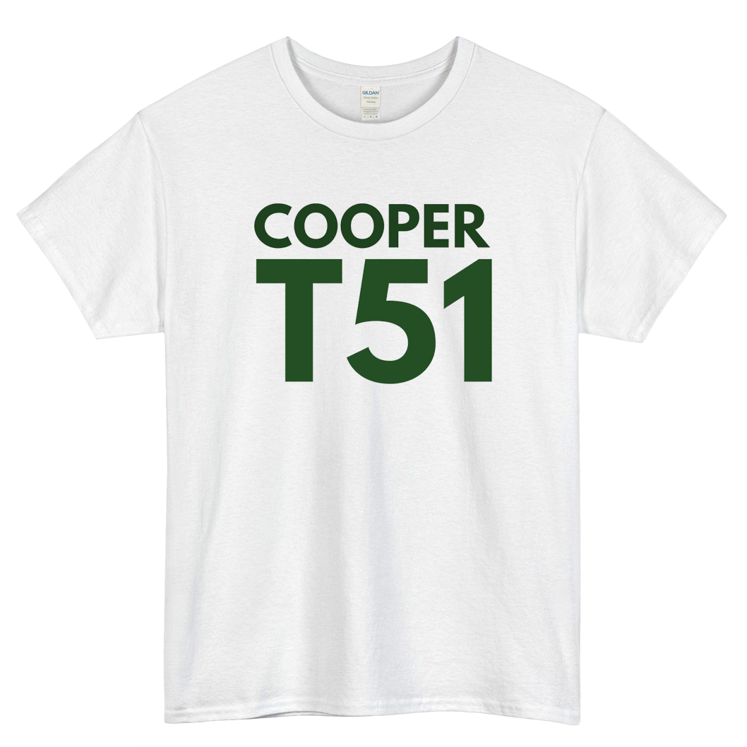 T51 cooper LOGO SHORTT SLEEVE T SHIRT S- 3XL