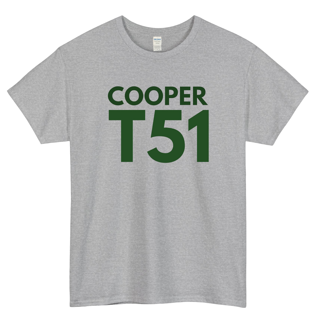 T51 cooper LOGO SHORTT SLEEVE T SHIRT S- 3XL