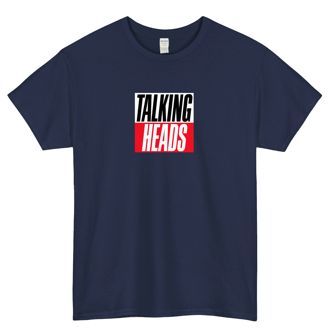 TALKING HEADS LOGO SHORT SLEEVE T SHIRT -P