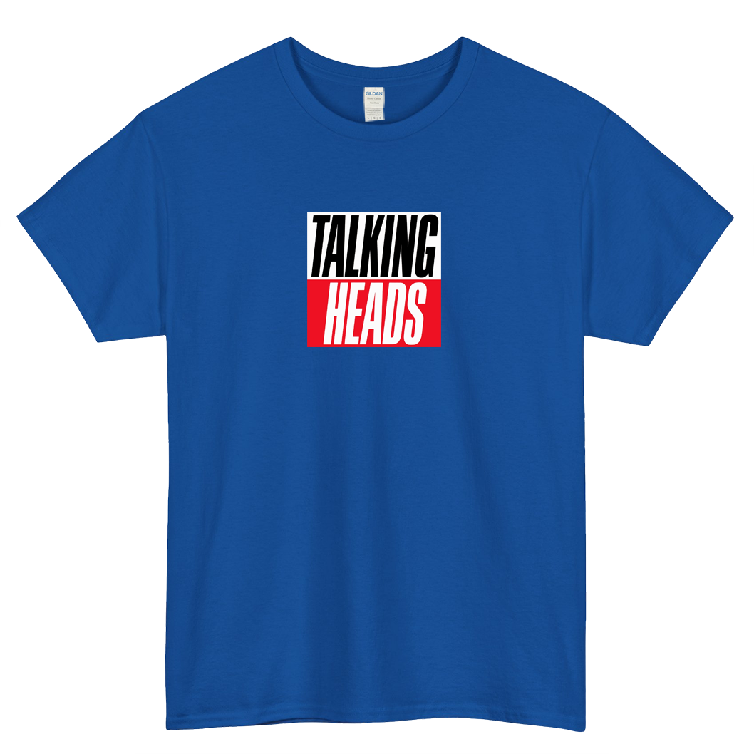 TALKING HEADS LOGO SHORT SLEEVE T SHIRT -P