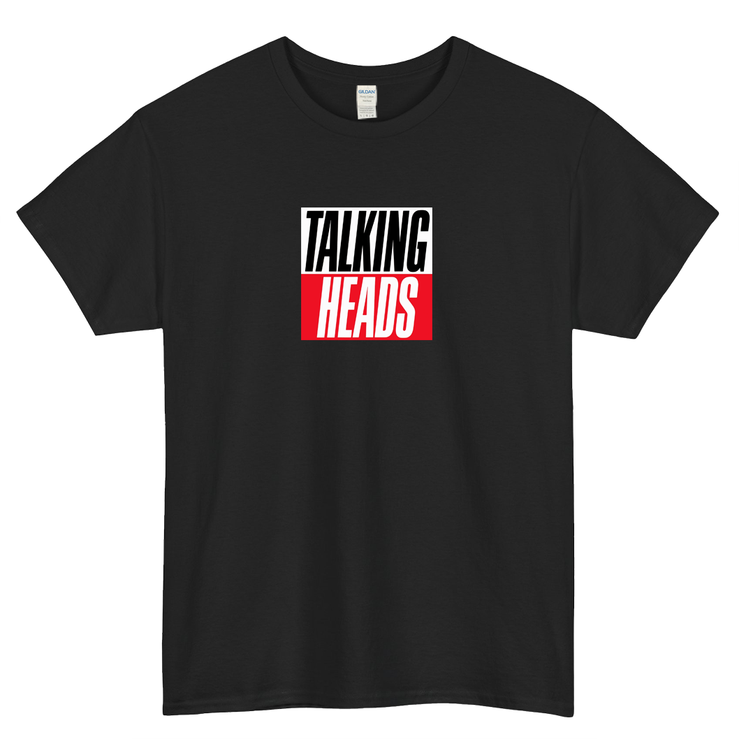 TALKING HEADS LOGO SHORT SLEEVE T SHIRT -P