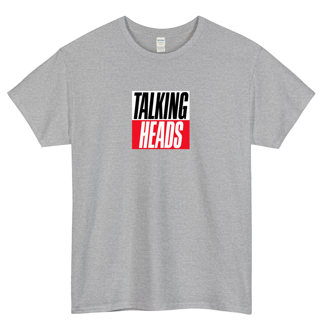 TALKING HEADS LOGO SHORT SLEEVE T SHIRT -P
