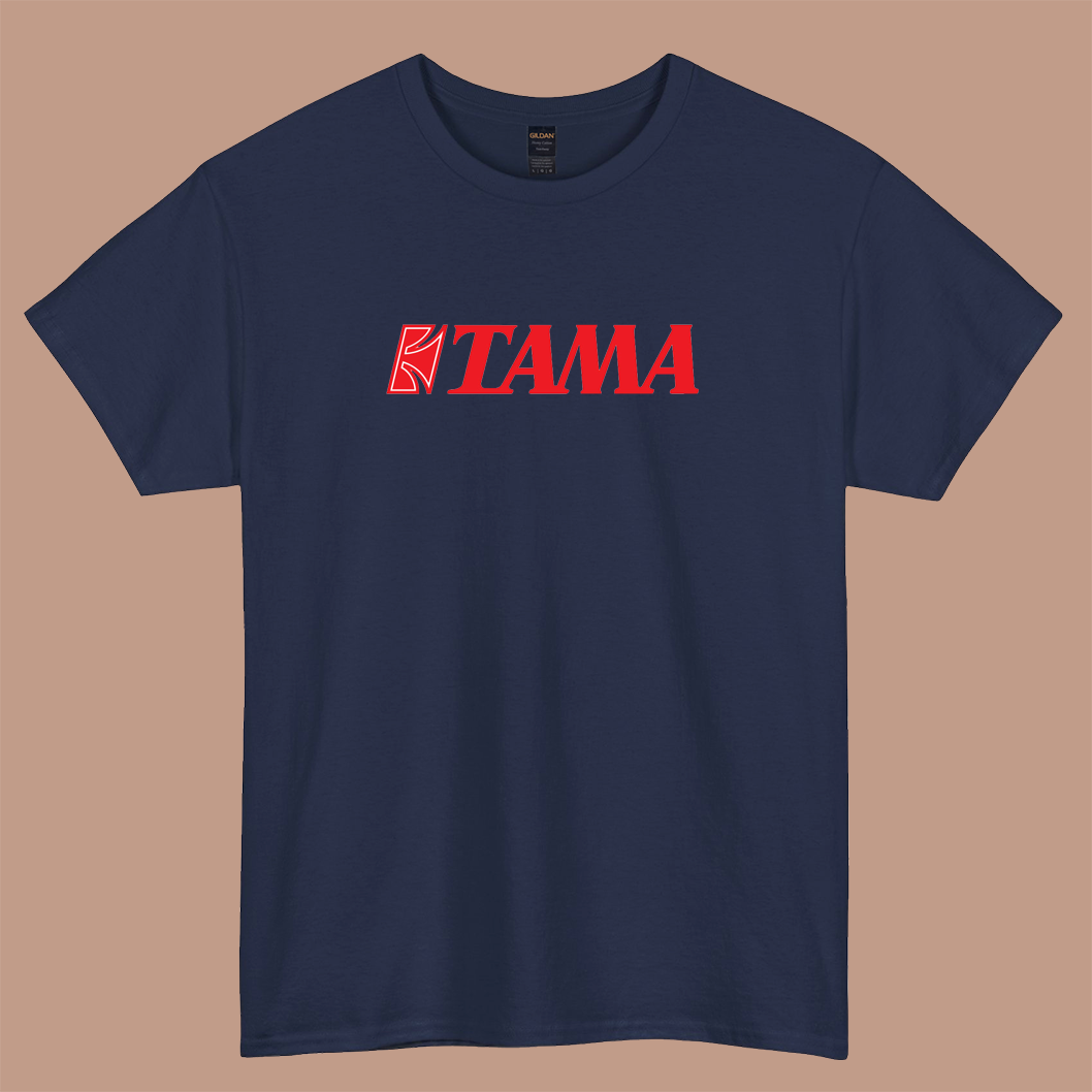 TAMA Drums Slogan logo short sleeve t shirt size S-3XL -P