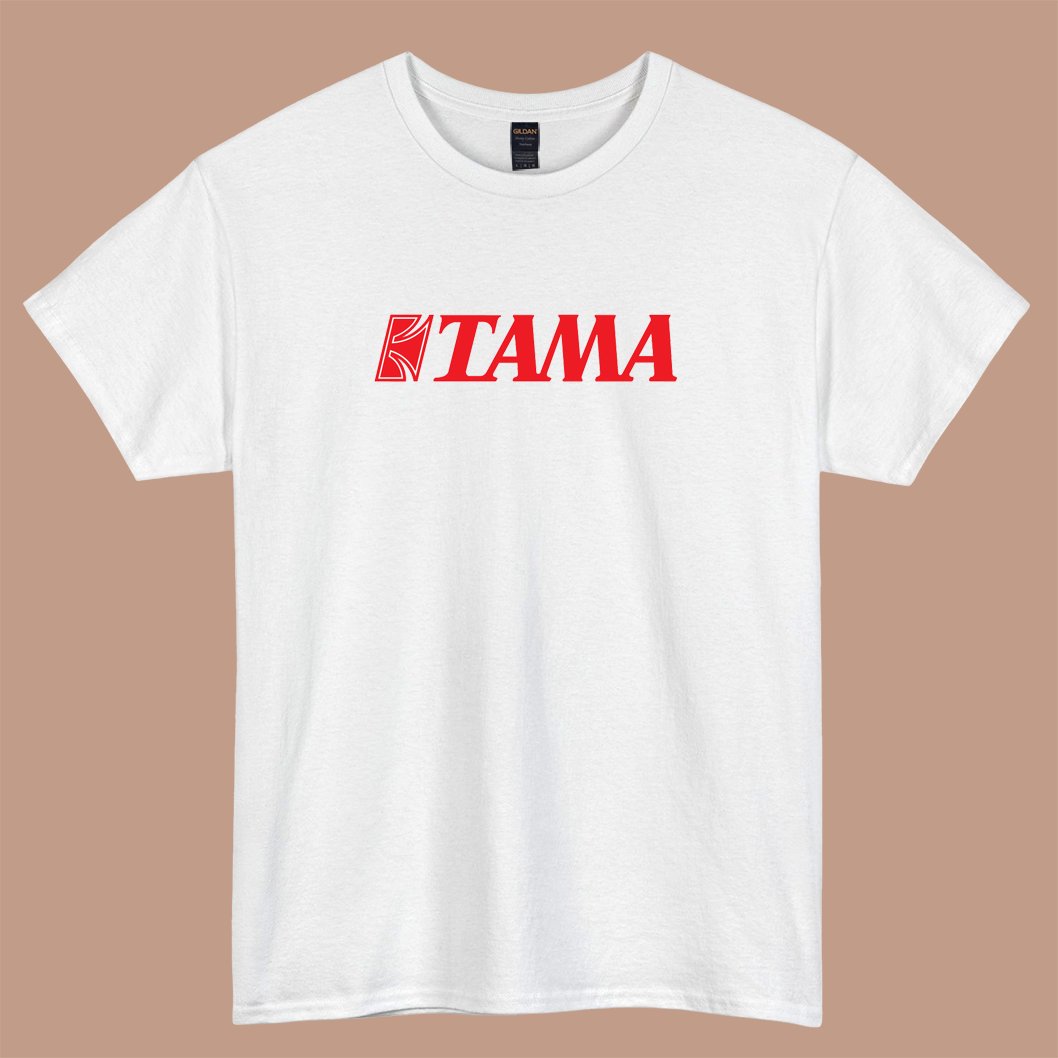 TAMA Drums Slogan logo short sleeve t shirt size S-3XL -P