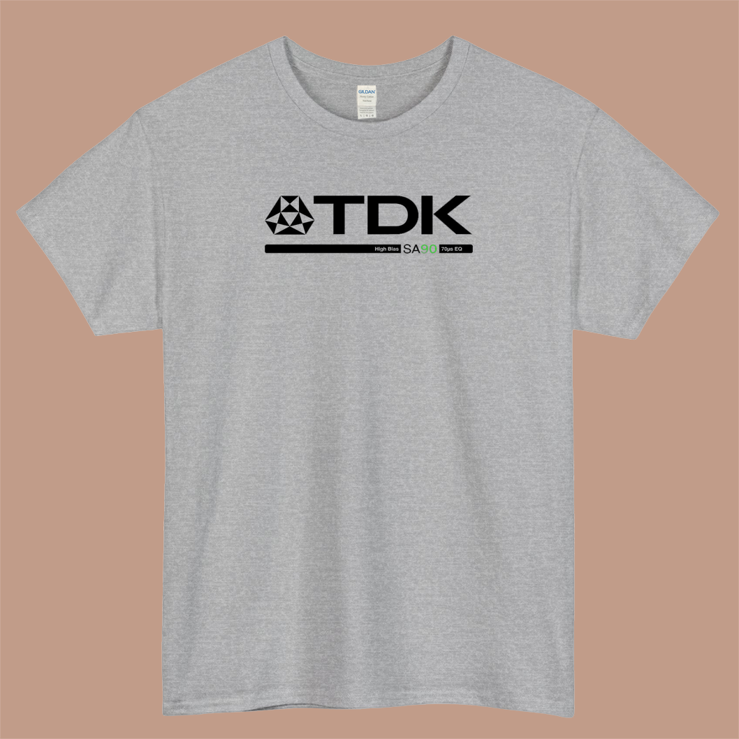 TDK SA-90 Cassette Logo Mens Unisex Short Sleeve T-Shirt Size S-3XL - P