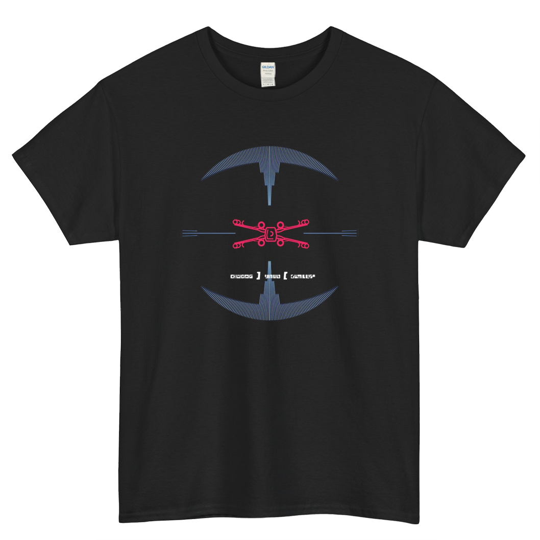 TIE Fighter targeting computer Logo Mens Unisex Short Sleeve T-Shirt Size S-3XL - P