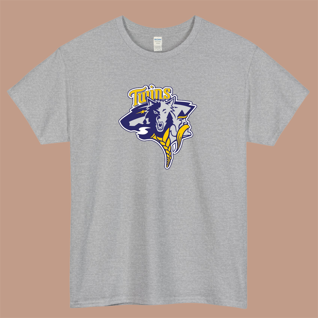 TWINS MN Sports Logo Mens Unisex Short Sleeve T-Shirt Size S-3XL - P