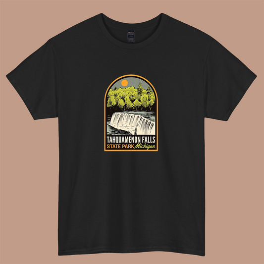 Tahquamenon Falls State Park logo short sleeve t shirt S-5XL - P