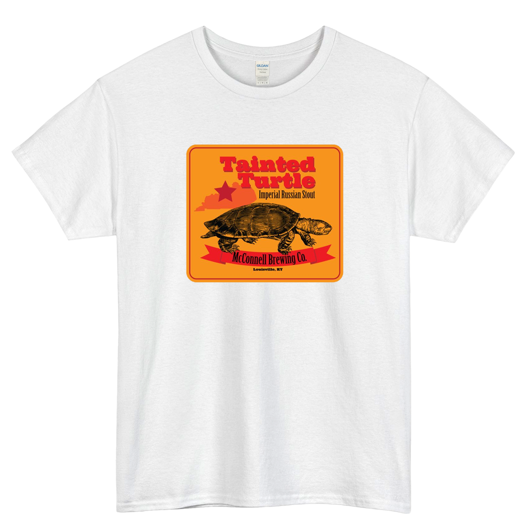 Tainted Turtle McConnell Brewing Kentucky Logo Mens Unisex Short Sleeve T-Shirt Size S-3XL - P