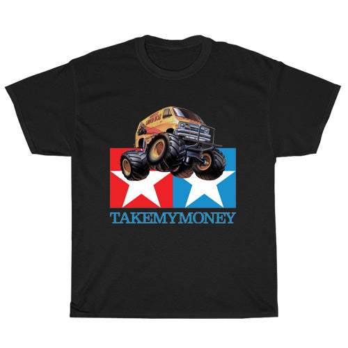 Tamiya Sand Scorcher Logo Mens Unisex Short Sleeve Black T-Shirt Size S-3XL