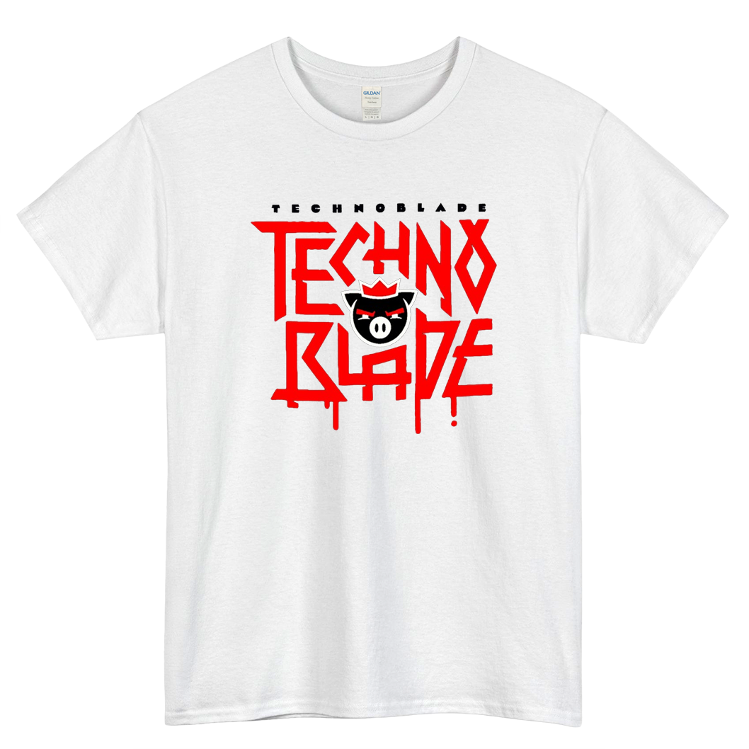 Techno Blade Red Logo Mens Unisex Short Sleeve T-Shirt Size S-3XL - P
