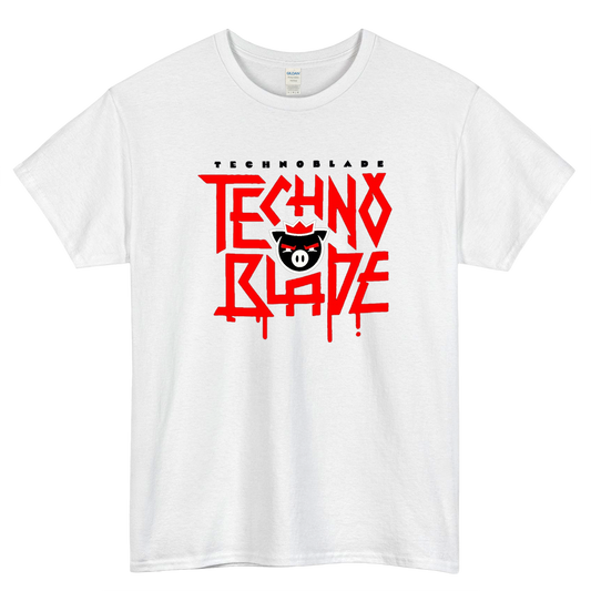 Techno Blade Red Logo Mens Unisex Short Sleeve T-Shirt Size S-3XL - P