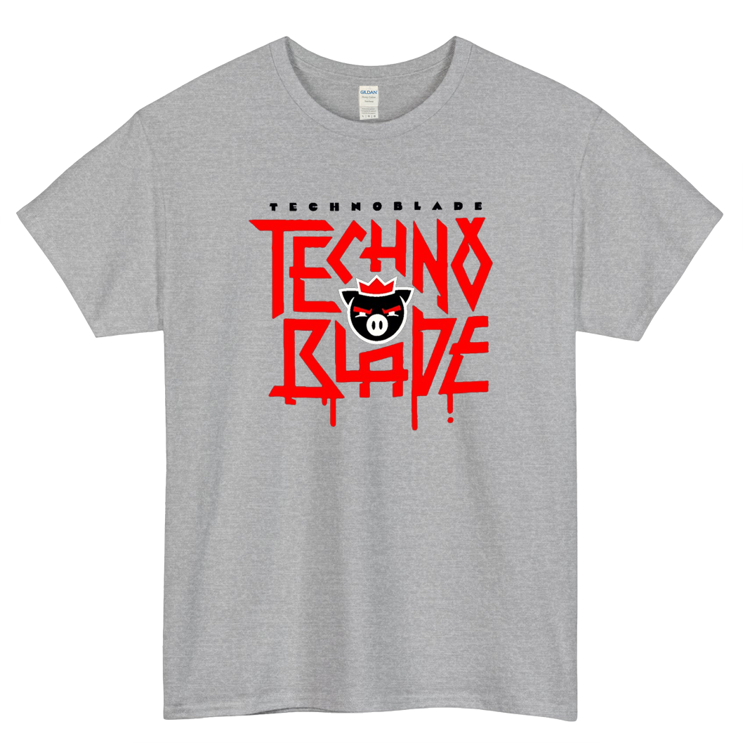 Techno Blade Red Logo Mens Unisex Short Sleeve T-Shirt Size S-3XL - P