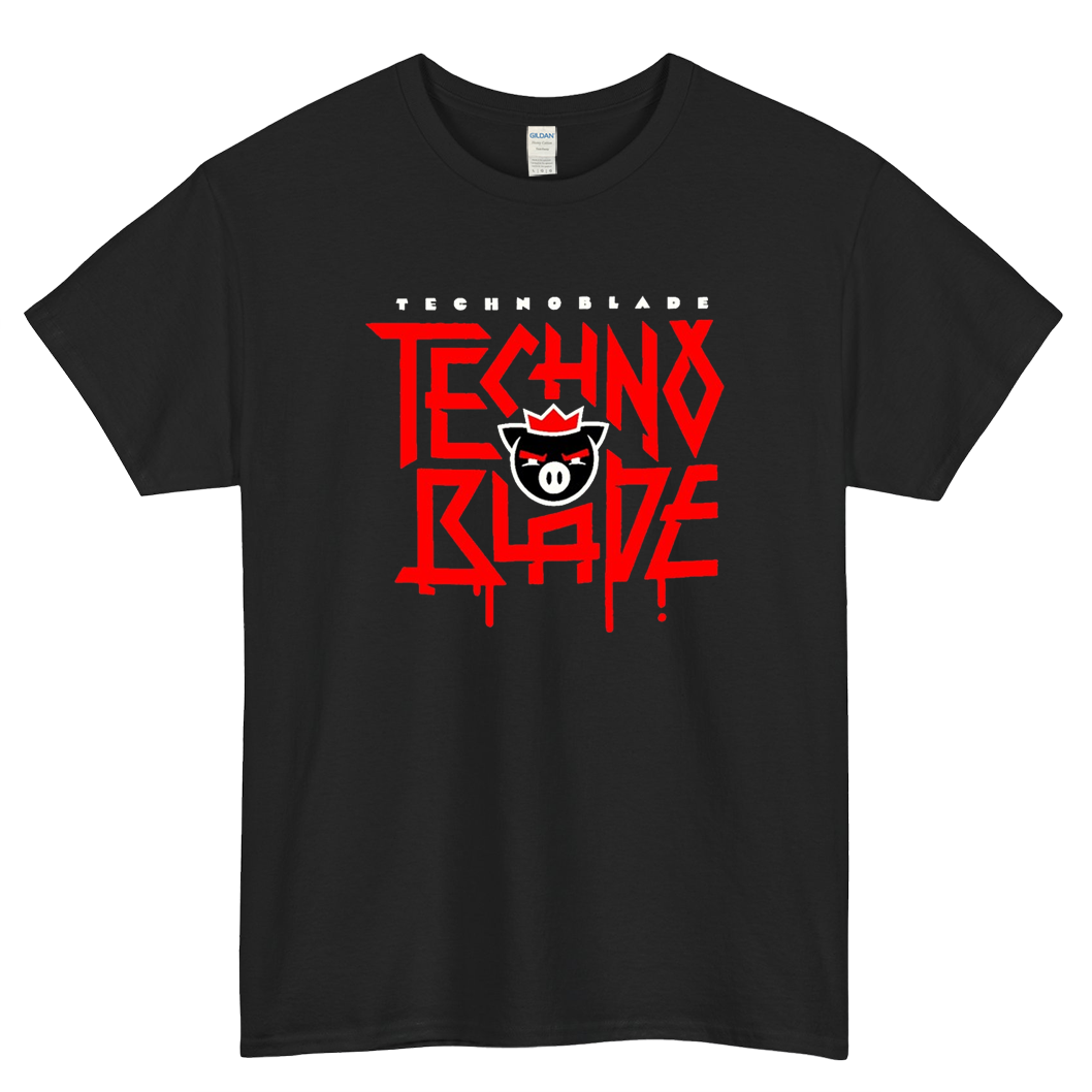 Techno Blade Red Logo Mens Unisex Short Sleeve T-Shirt Size S-3XL - P
