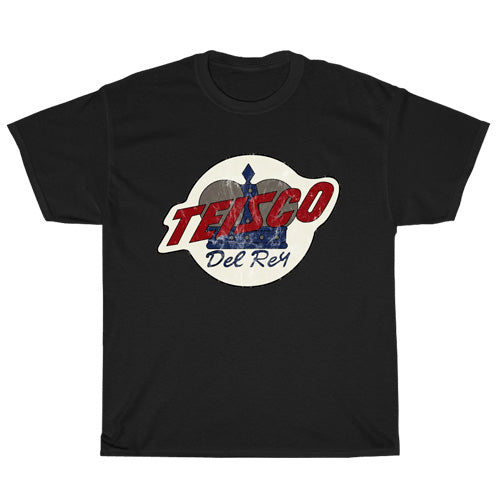 Teisco Guitars Del Ray Active Logo Mens Unisex Short Sleeve Black T-Shirt Size S-3XL