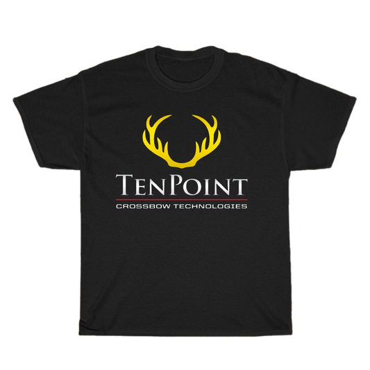 Ten Point Crossbow Archery Logo Men's Unisex T Shirt Size S to 3XL