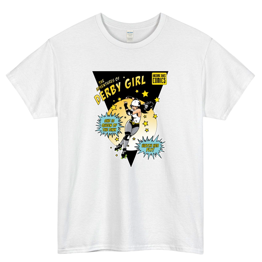 The Adventures of Derby Girl Fitted Logo Mens Unisex Short Sleeve T-Shirt Size S-3XL - P