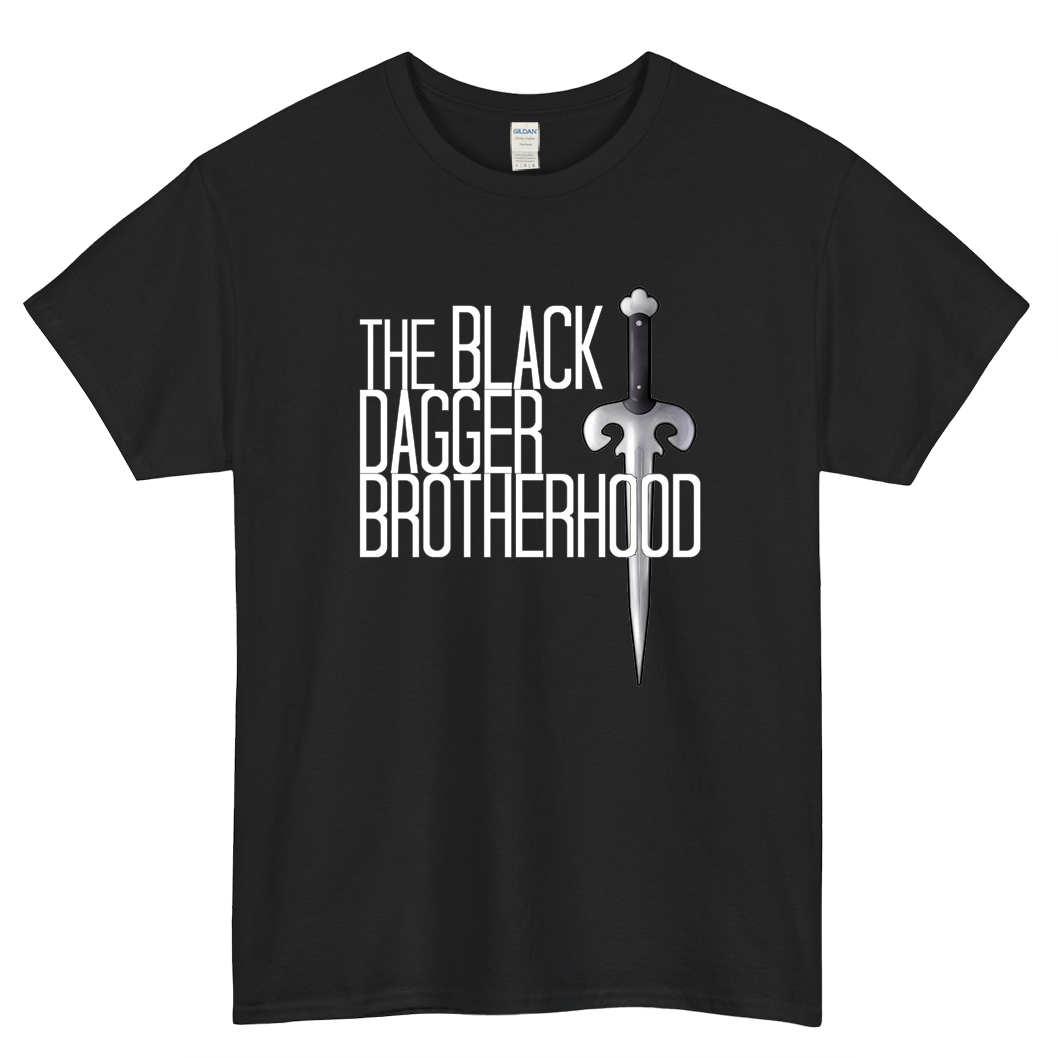 The BLACK DAGGER BROTHERHOOD Logo Mens Unisex Short Sleeve T-Shirt Size S-3XL - P