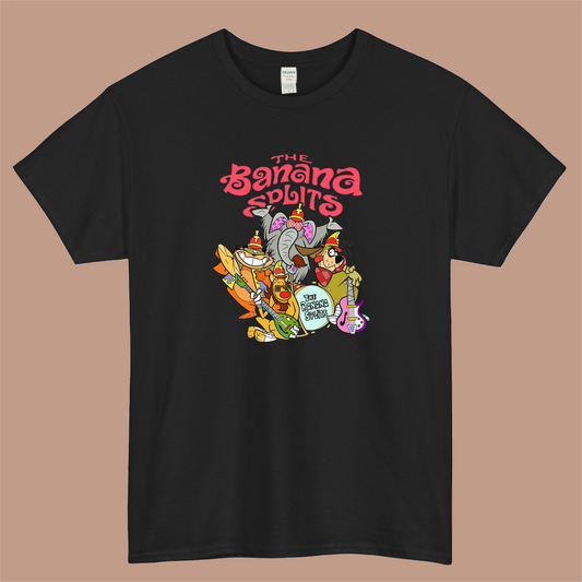 The Banana Splits Logo Mens Unisex Short Sleeve T-Shirt Size S-3XL - P