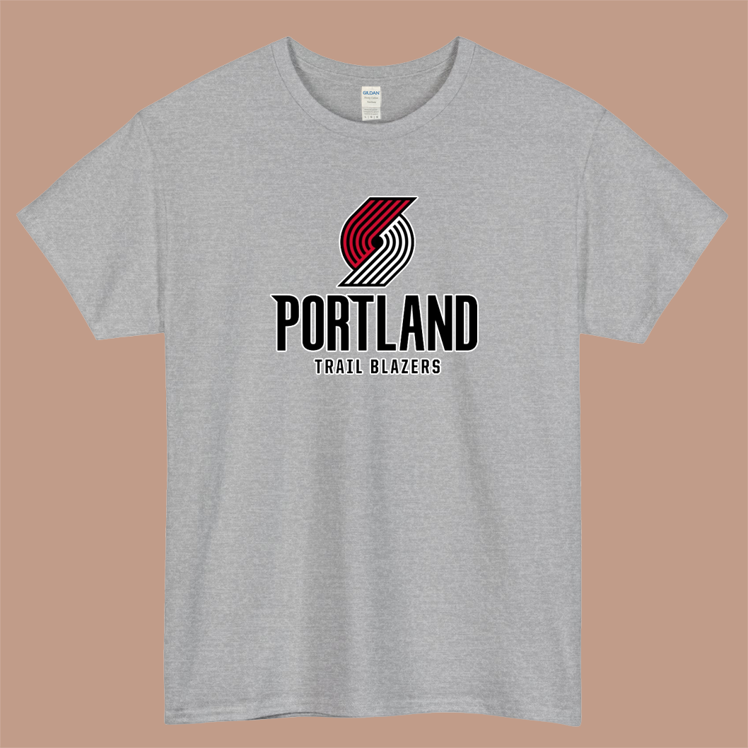 The Blazers Portland Logo Mens Unisex Short Sleeve T-Shirt Size S-3XL - P