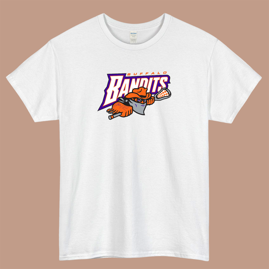 The Buffalo Bandits Essential Logo Mens Unisex Short Sleeve T-Shirt Size S-3XL - P