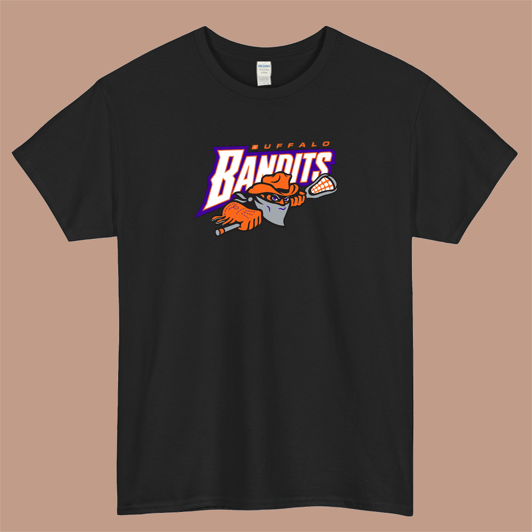 The Buffalo Bandits Essential Logo Mens Unisex Short Sleeve T-Shirt Size S-3XL - P