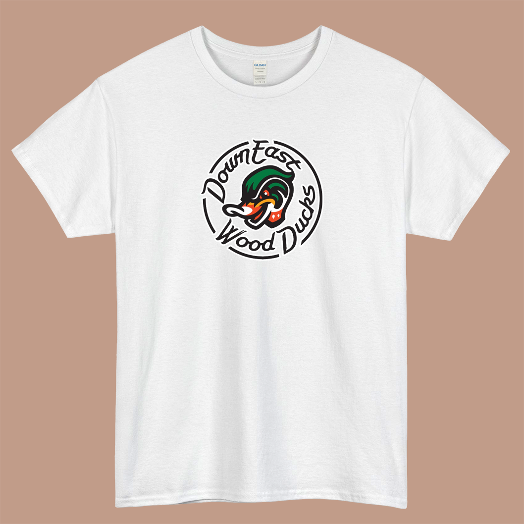 The Down East Wood Ducks Logo Mens Unisex Short Sleeve T-Shirt Size S-3XL - P