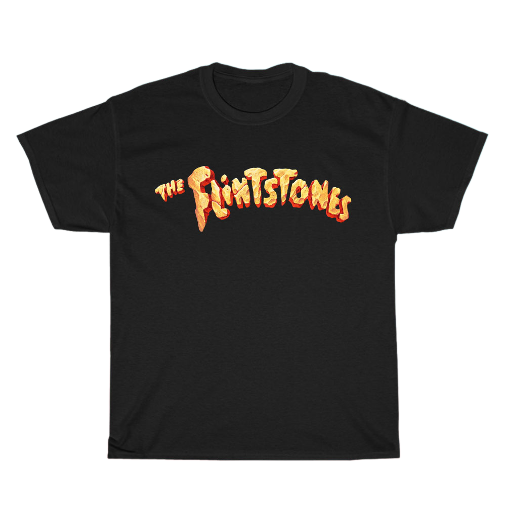 The Flintstones Logo Men's Unisex T Shirt Size S to 3XL