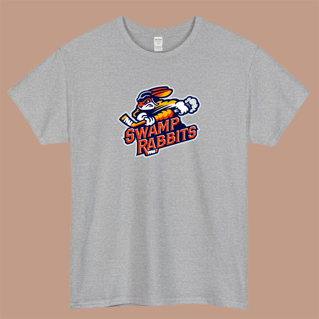 The Greenville Swamp Rabbits Logo Mens Unisex Short Sleeve T-Shirt Size S-3XL - P