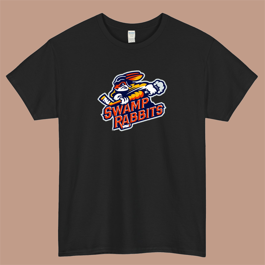 The Greenville Swamp Rabbits Logo Mens Unisex Short Sleeve T-Shirt Size S-3XL - P