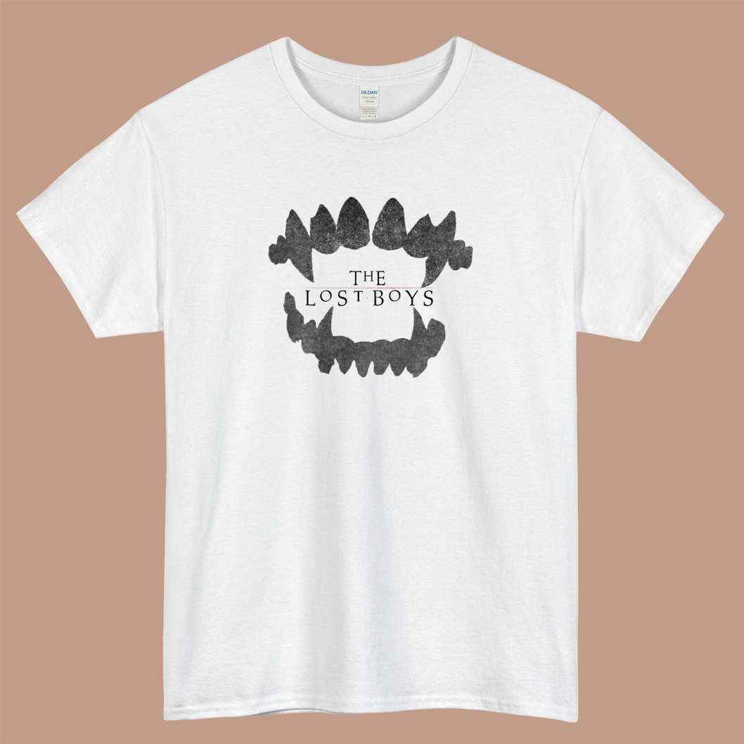 The Lost Boys- Vampire Teeth Logo Mens Unisex Short Sleeve T-Shirt Size S-3XL - P