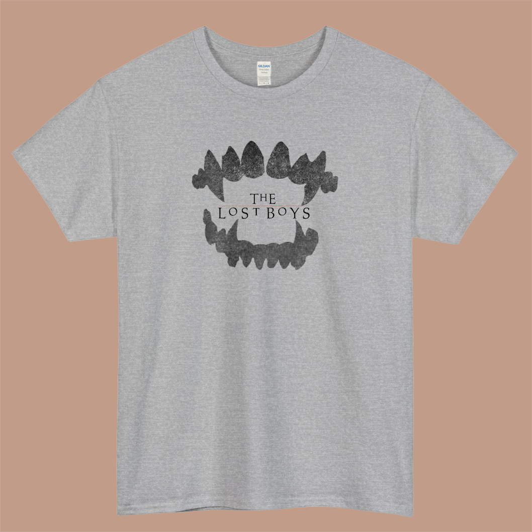 The Lost Boys- Vampire Teeth Logo Mens Unisex Short Sleeve T-Shirt Size S-3XL - P
