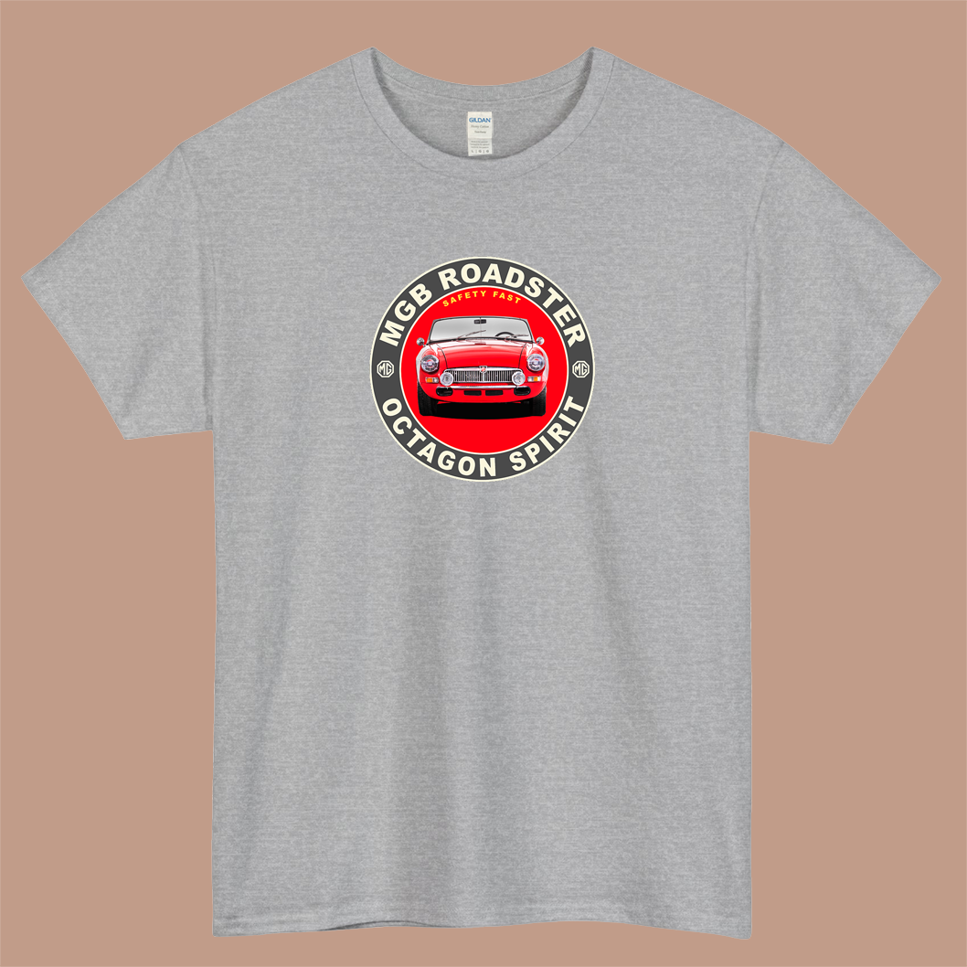 The MGB Roadster Logo Mens Unisex Short Sleeve T-Shirt Size S-3XL - P