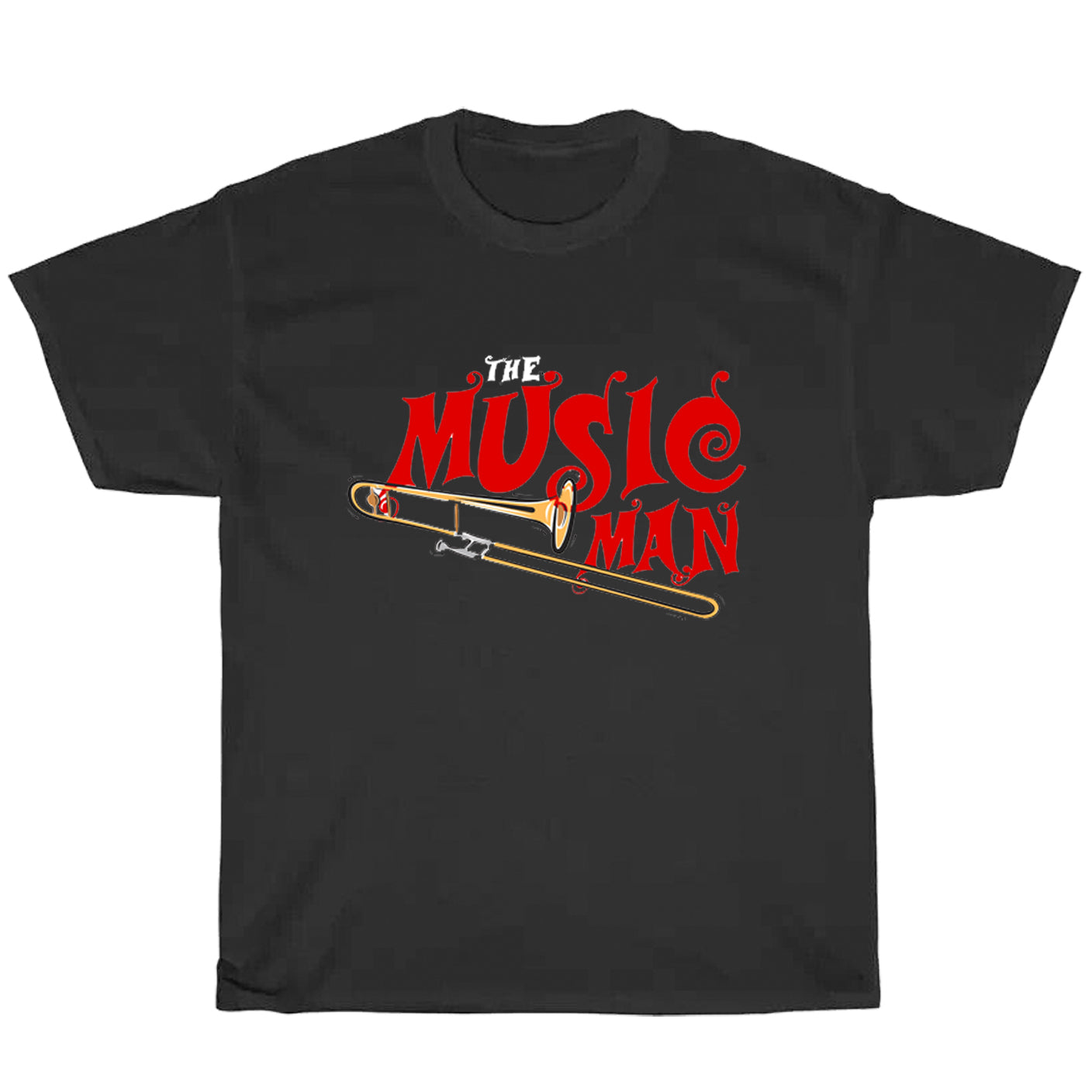 The Music Man Logo  Men's Unisex T Shirt Size S to 3XL