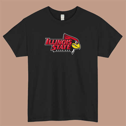 The Redbirds Illinois State Logo Mens Unisex Short Sleeve T-Shirt Size S-3XL - P