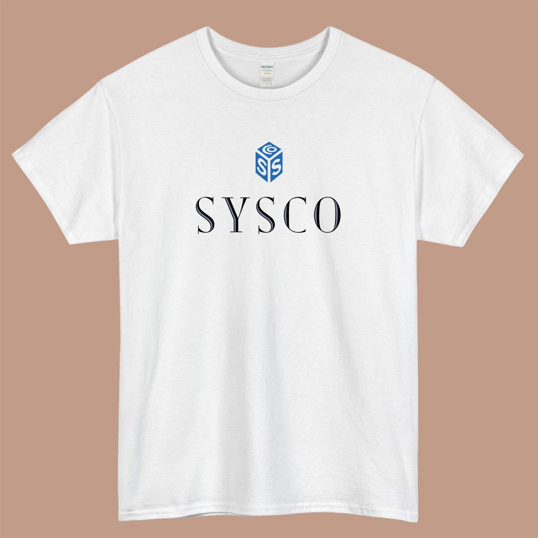 The SYSCO Logo Mens Unisex Short Sleeve T-Shirt Size S-3XL - P