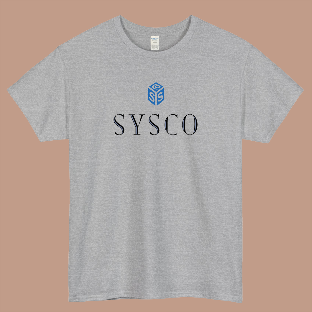 The SYSCO Logo Mens Unisex Short Sleeve T-Shirt Size S-3XL - P