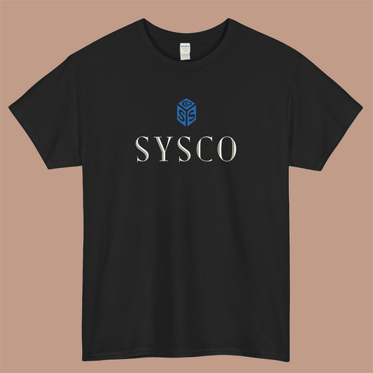 The SYSCO Logo Mens Unisex Short Sleeve T-Shirt Size S-3XL - P
