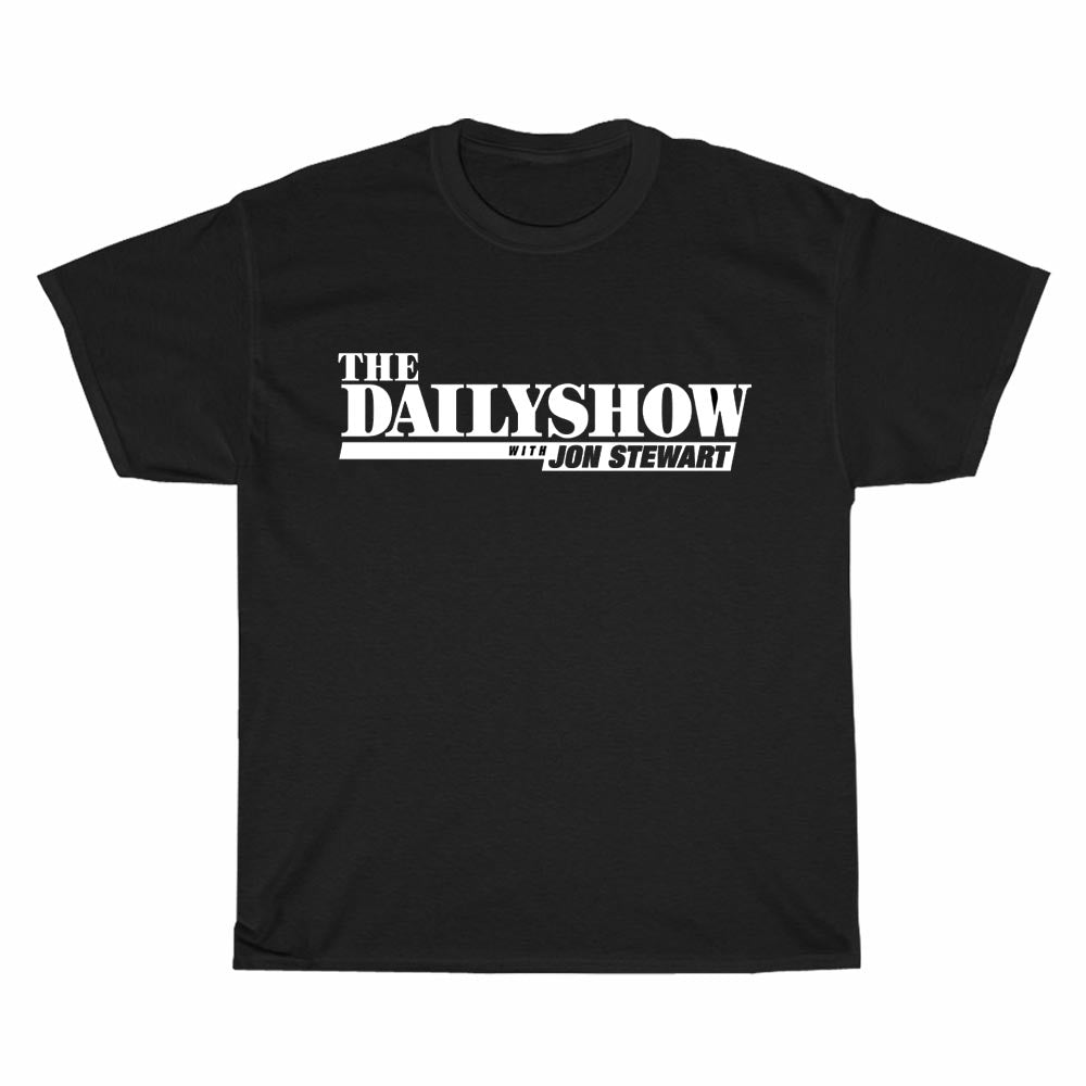 The Daily Show With Jon Stewart TV Show Logo Men's Unisex T Shirt Size S to 3XL