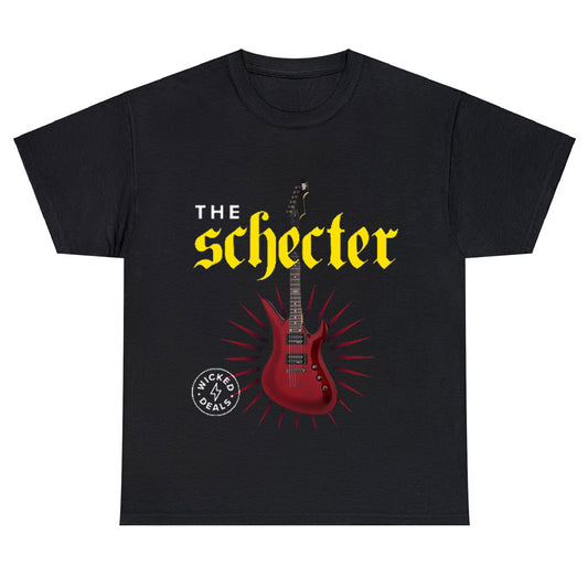 The Schecter Guitar Logo Unisex Men's T Shirt Size S to 3XL