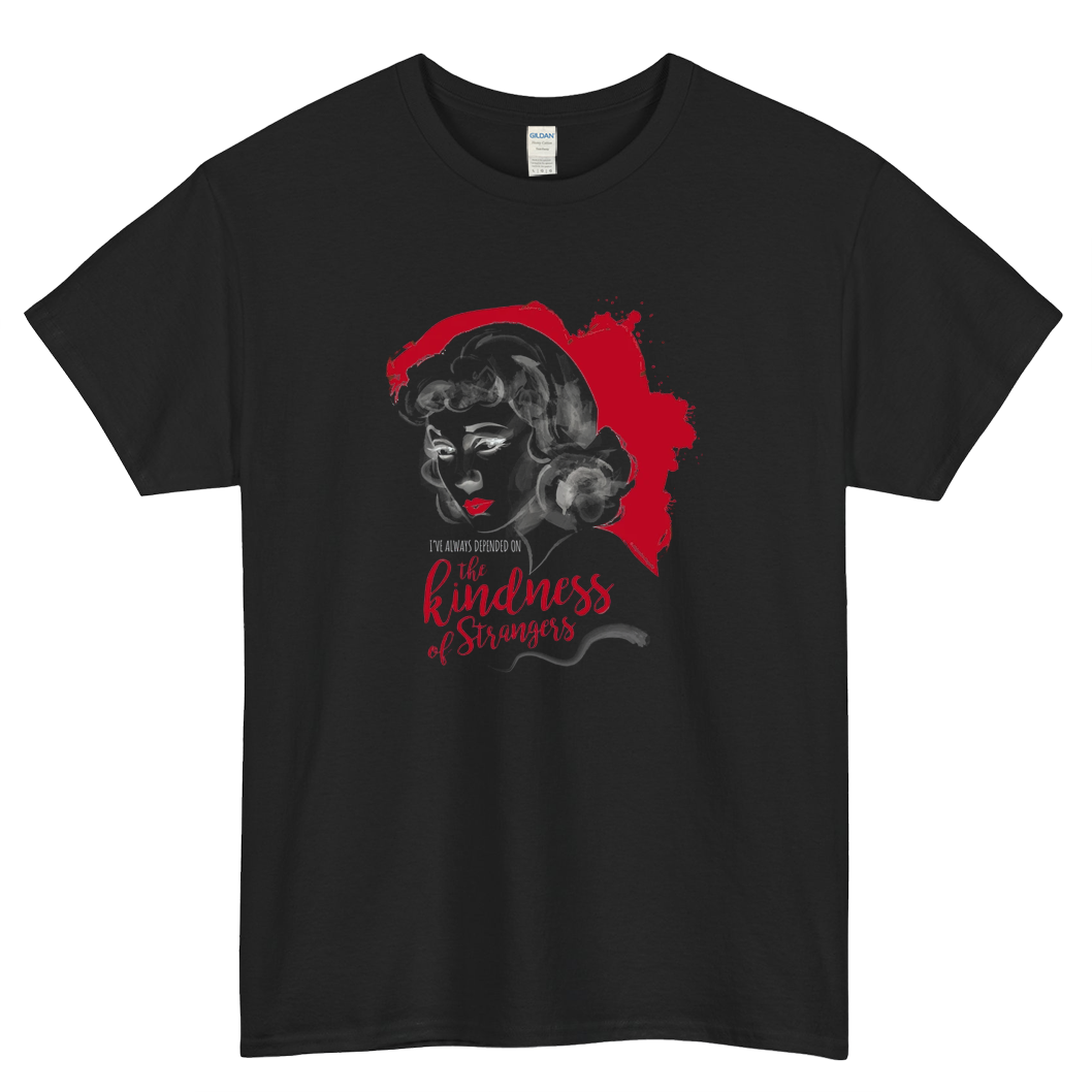 The kindness of strangers Logo Mens Unisex Short Sleeve T-Shirt Size S-3XL - P