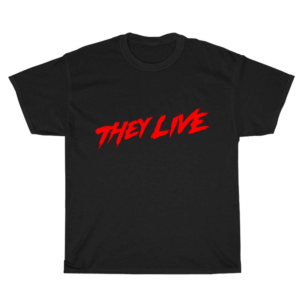 They Live Logo Men's Unisex T Shirt Size S to 3XL