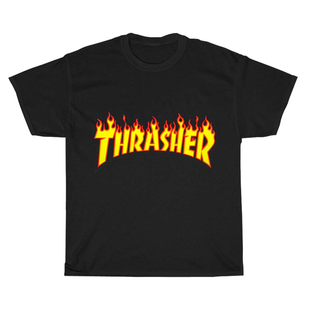 Thrasher Logo Men's Unisex T Shirt Size S to 3XL