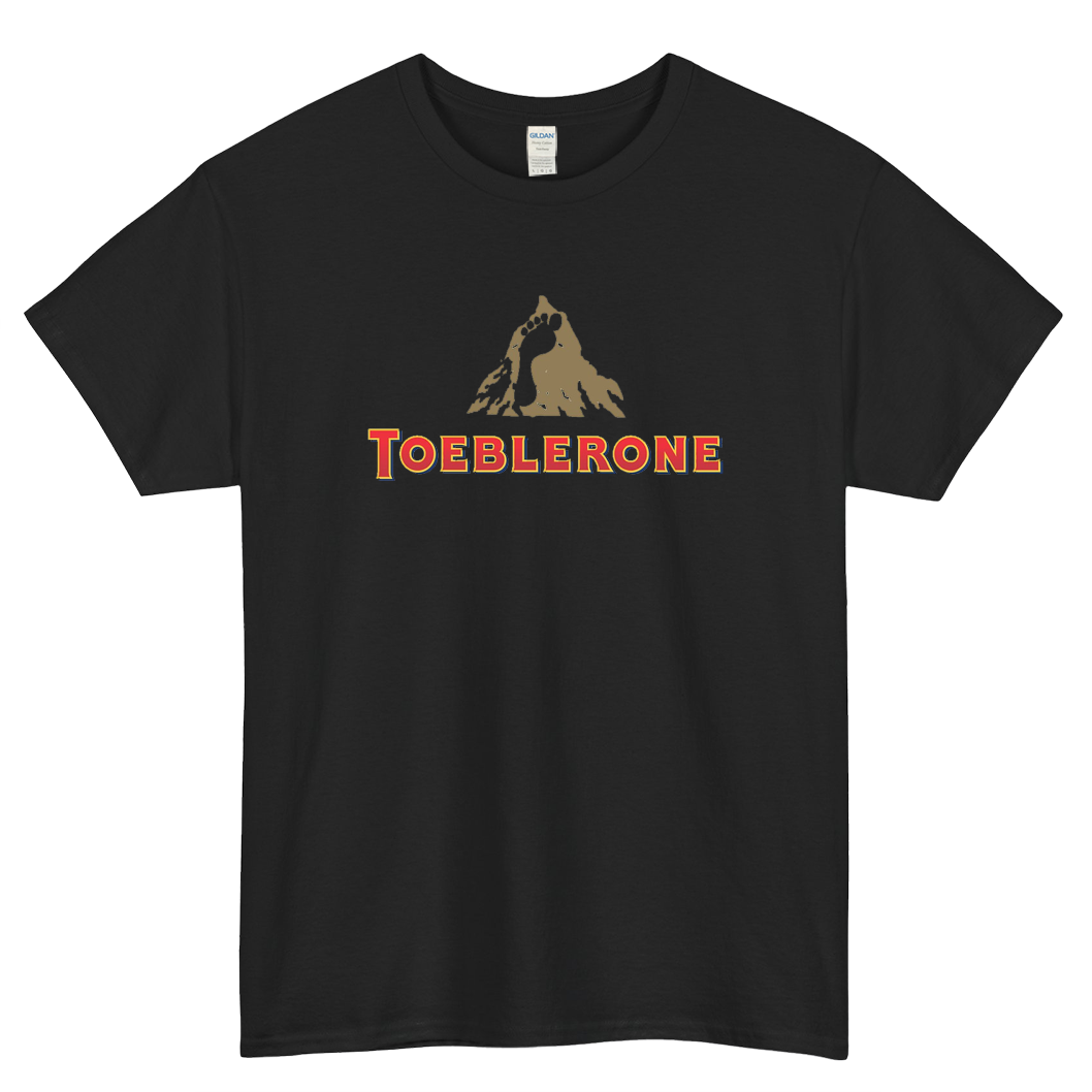 Toeblerone Chocolate Logo Mens Unisex Short Sleeve T-Shirt Size S-3XL - P